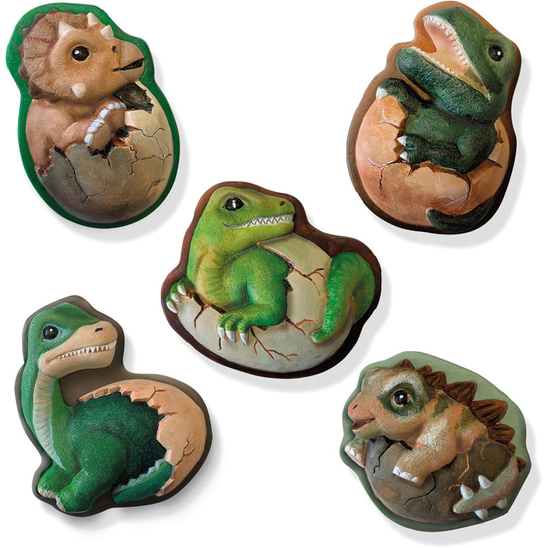 SES Creative Dinosaurs 2 in 1-Casting and Painting 01408