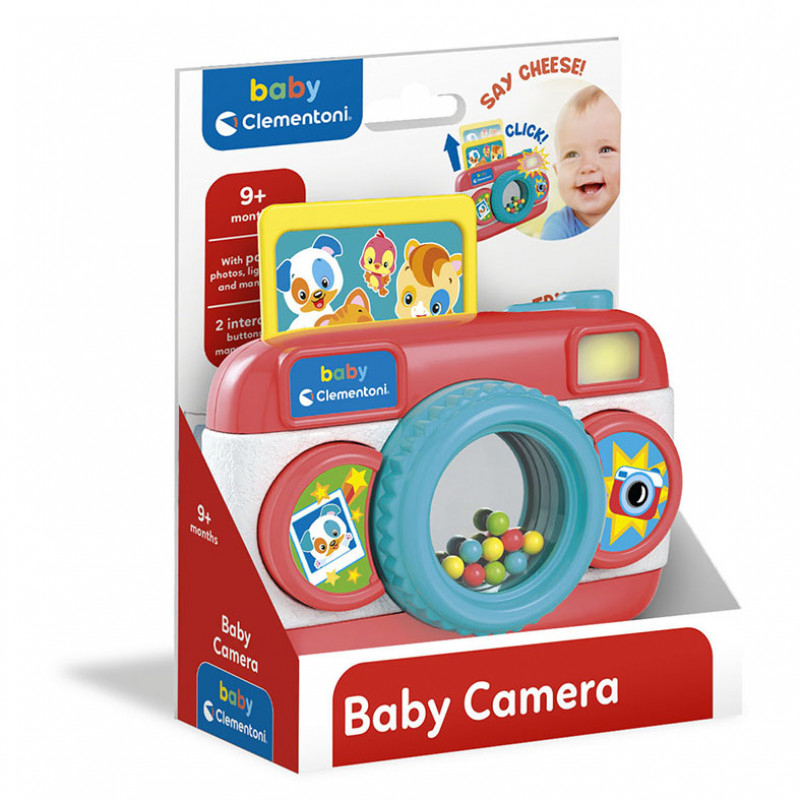 Baby Clementoni Βρεφικό Παιχνίδι Baby Κάμερα 1000-17461