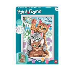 AS Company Paint & Frame Ζωγραφίζω με Αριθμούς Funny Kitties 1038-41010