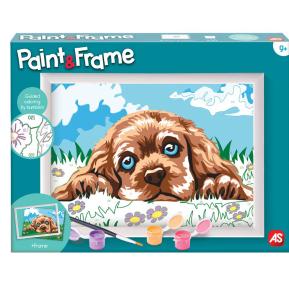 AS Company Paint & Frame Ζωγραφίζω με Αριθμούς Loving Puppy 1038-41012