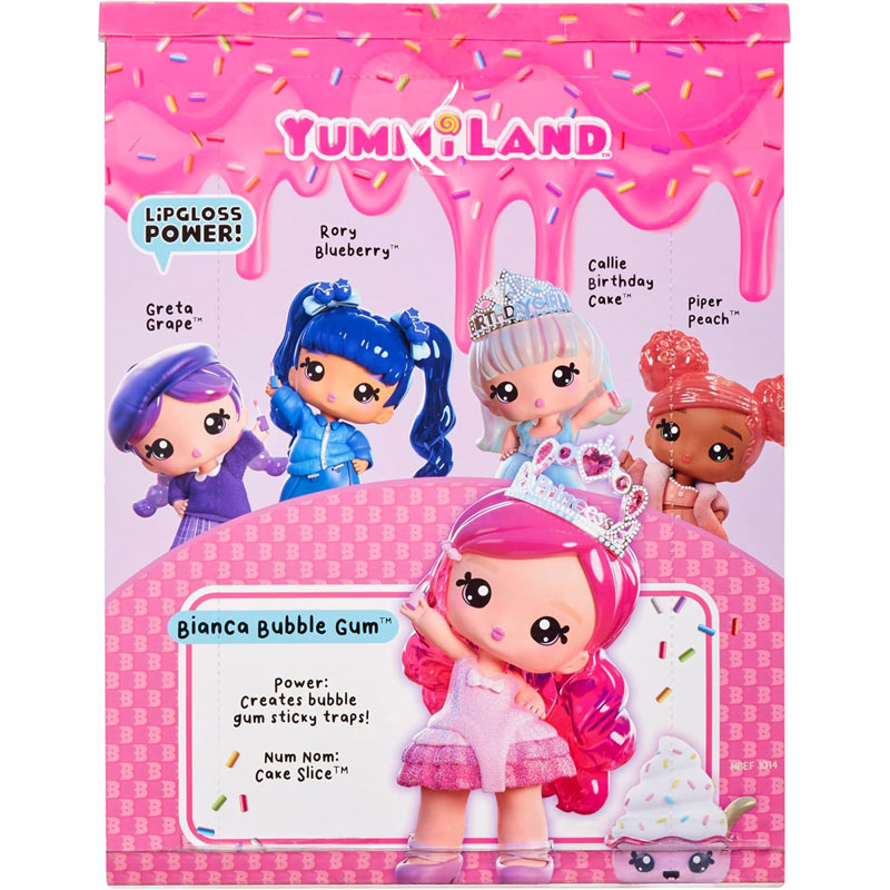 MGA Entertainment Yummiland Lipgloss Large Doll &  Pet - Bianca Bubble Gum