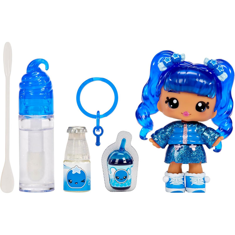 MGA Entertainment Yummiland Lipgloss Doll- Rory Blueberry