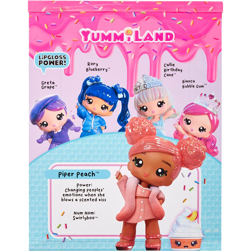 MGA Entertainment Yummiland Lipgloss Large Doll &  Pet - Piper Peach