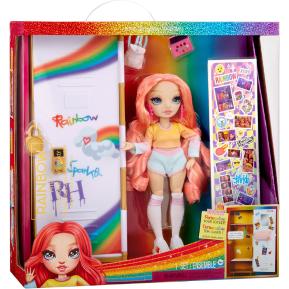 MGA Entertainment Raibow High Locker Playset & Doll Pinkly Paige Νέα Ντουλάπα & κούκλα 121015-EUC