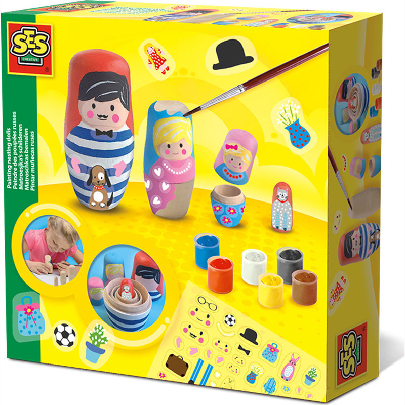 SES Painting nesting dolls 14002