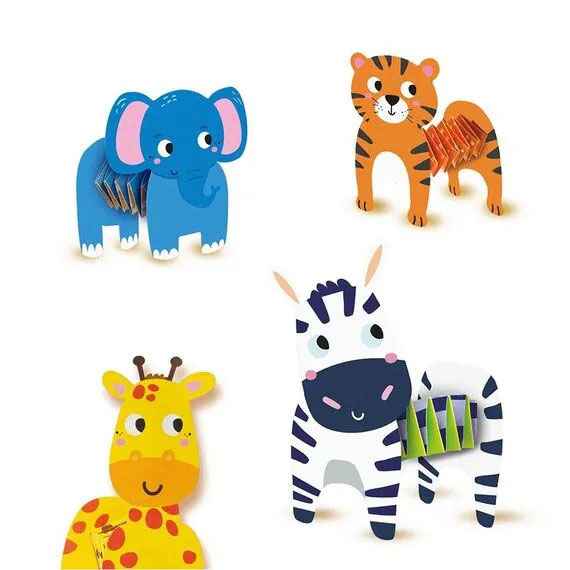 SES Paper Strip Animals 14041