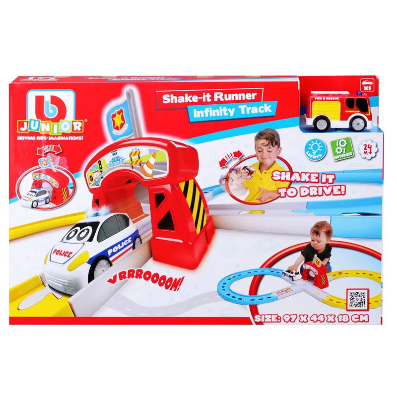 Bburago Junior Emergency Team Shake-It Runner Infinity Firetrack 16-88618