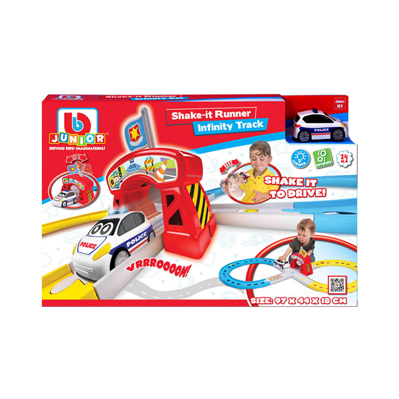 Bburago Junior Emergency Team Shake-It Runner Infinity Police Car 16-88618