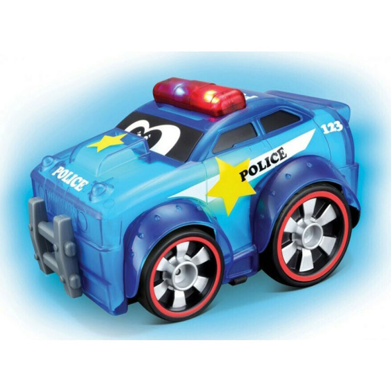 Bburago Junior Police Car Push & Glow 89004