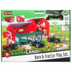Bburago Farmland Farm with Tractor (New Holland T7.315HD) 31684