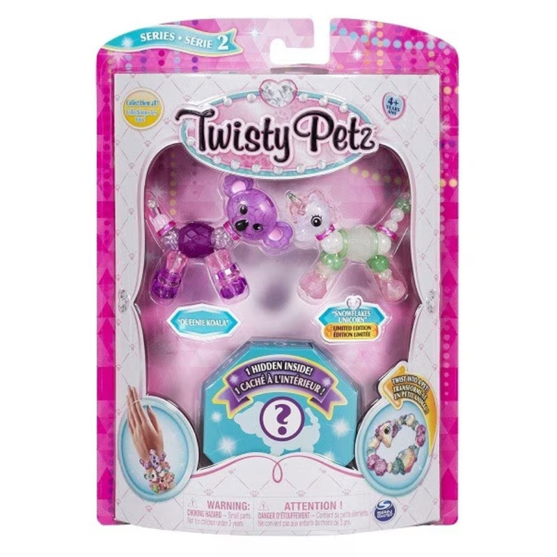 Spin Master Twisty Petz 3-pack Figures S2 - Queenie Koala & Snowflakes Unicorn 20104387