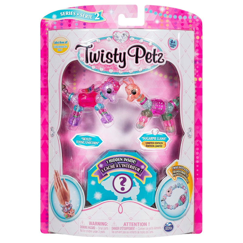 Spin Master Twisty Petz 3-pack Figures S2 - Skyley Flying Unicorn Sugarpie Llama 20104388