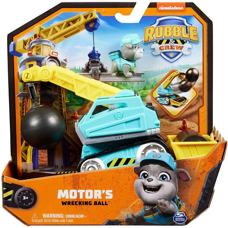 Spin Master Paw Patrol Rubble and the Crew Motor's Wrecking Ball 20150802