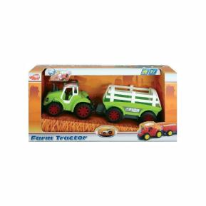 Dickie Toys Τρακτέρ Με Καρότσα Farm Tractor