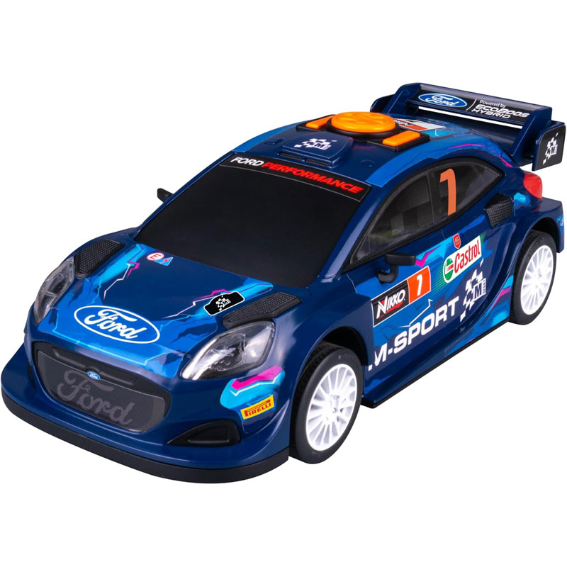 NIKKO Road Rippers Ford M-Sport Puma Hybrid Rally 1 Boost Mode Light & Sound Effects 25 cm 36-20630