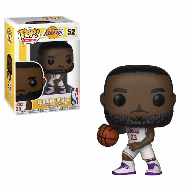 Funko Pop! Basketball NBA Lakers Lebron James (White Uniform) Vinyl Figure #52