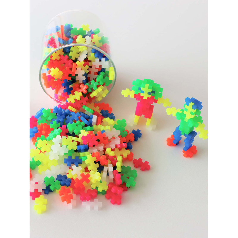 Plus-Plus Puzzle Display Mix Girls 100pcs σε σωλήνα Neon 4024