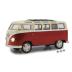 Jamara 1962 VW T1 Bus Diecast 1:24 Red with LED 405145