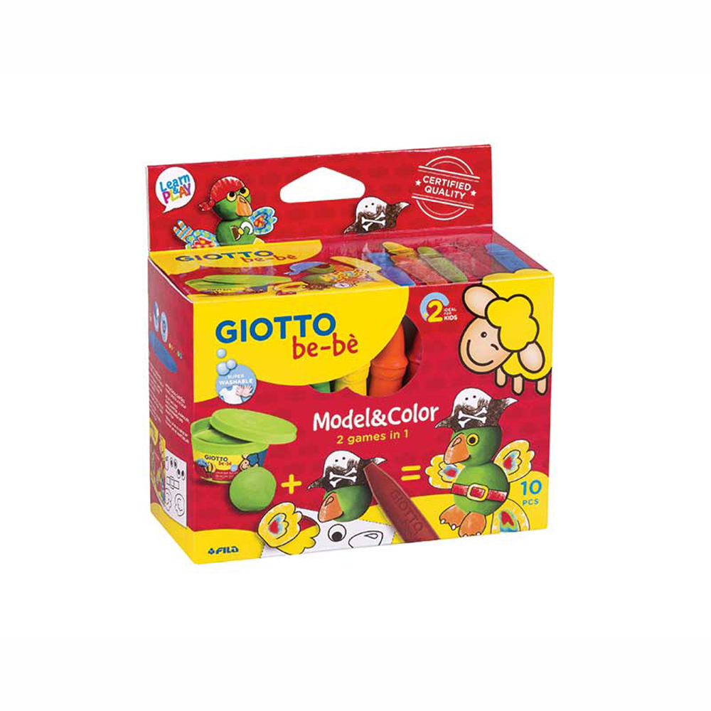 Giotto be-be Σετ Model & Colour Pirate Parrot (472200)