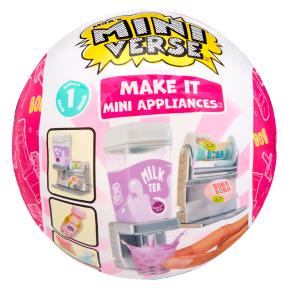 MGA Entertainment Miniverse - Make It Mini Appliances S1 Μίνι Μηχανή ρoφημάτων Milk-Tea/Boba