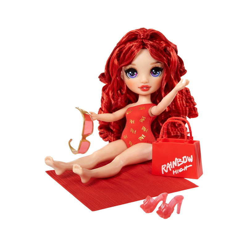 MGA Entertainment Κούκλα Rainbow High Swim & Style Fashion Doll 28cm Ruby Anderson (Red) 507277EUC