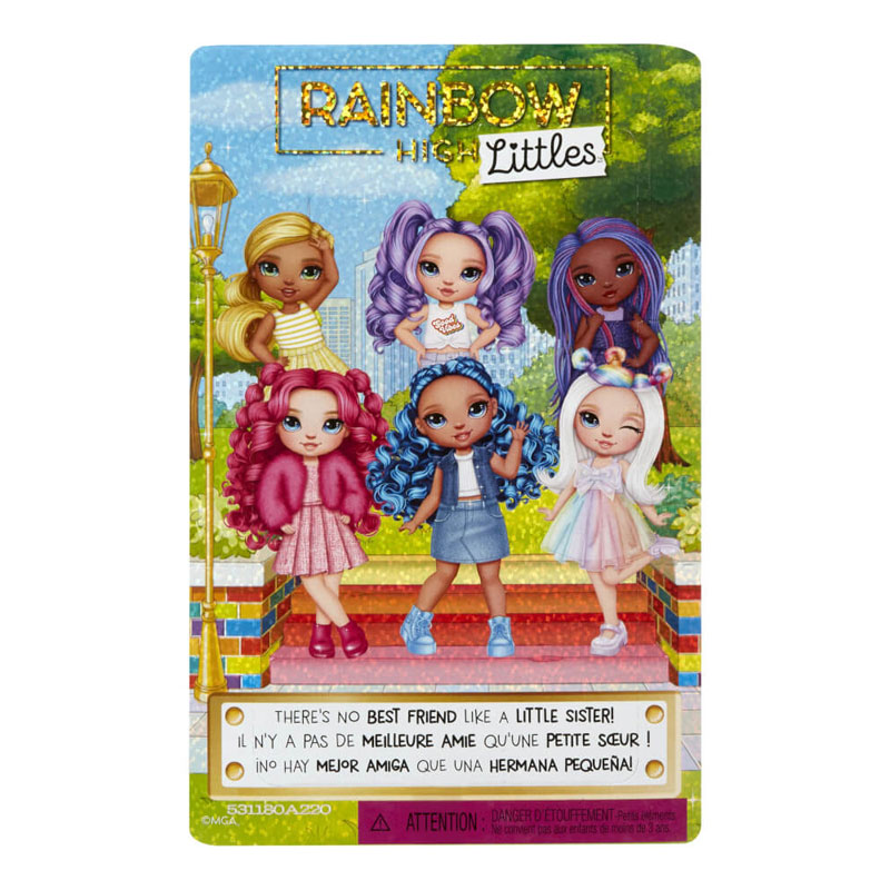 MGA Entertainment Rainbow High Littles Dolls 15cm - Magenta Monroe (Pink)