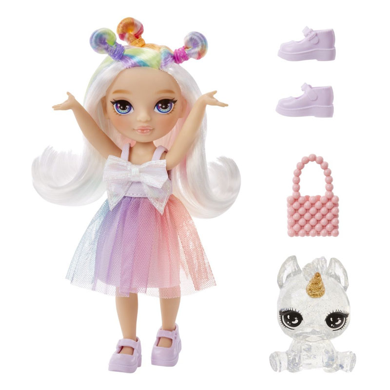 MGA Entertainment Rainbow High Littles Dolls 15cm - Opal Raine (Rainbow)