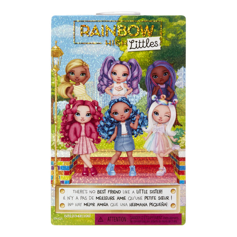 MGA Entertainment Rainbow High Littles Dolls 15cm - Amethyst Willow (Purple)