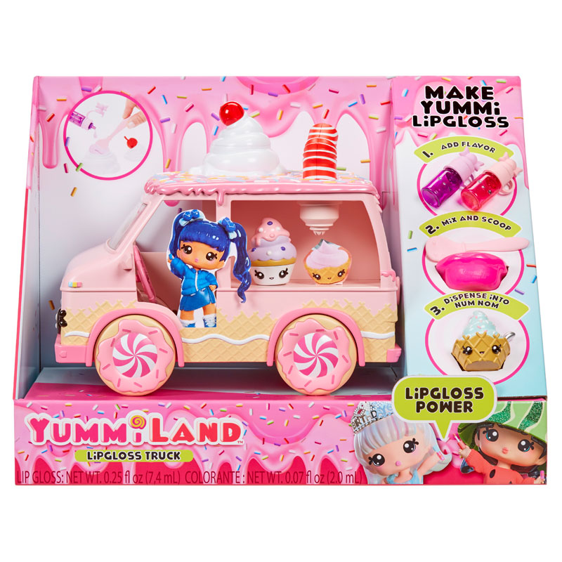 MGA Entertainment Yummiland Lipgloss Truck Παγωτατζίδικο 541073-EUC