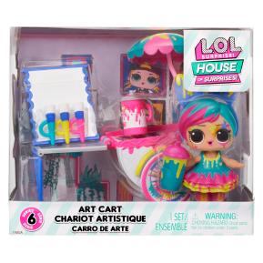 MGA L.O.L. Surprise Σετ Κούκλα με 'Επιπλα Art Cart