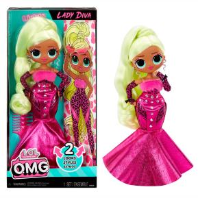 MGA L.O.L. Surprise OMG HoS Doll Lady Diva 25cm 591597EUC