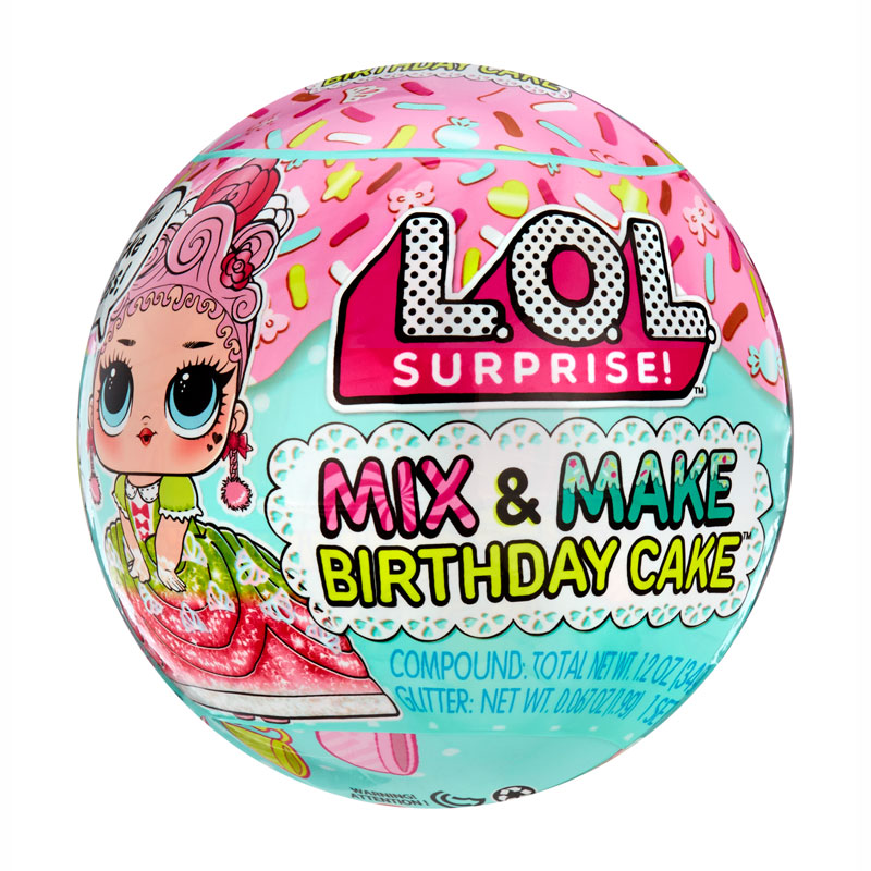 MGA Entertainment L.O.L Surprise Surprise Mix & Make Birthday Cake Κούκλα - Σχέδια 593140EUC