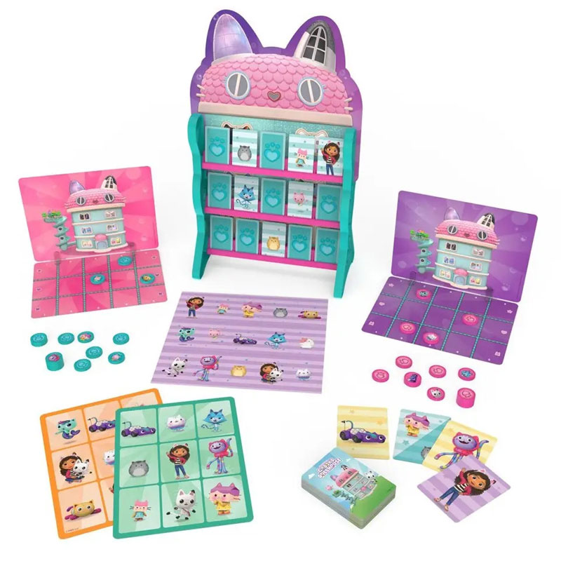 Spin Master Επιτραπέζιο Gabby's Dollhouse 8 κλασσικά παιχνίδια σε 1 6065857