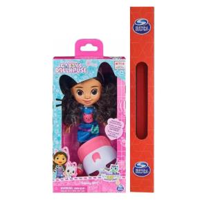 Λαμπάδα Spin Master Gabby's Dollhouse Κούκλα Gabby Girl (έκδοση ταξιδίου) 20cm 6065858