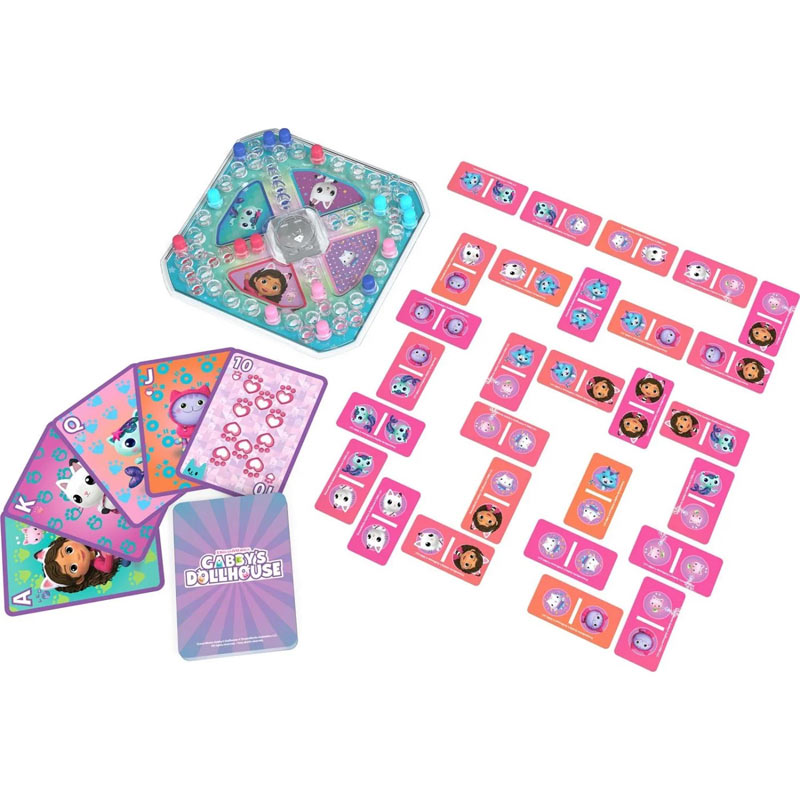 Spin Master Επιτραπέζιο Gabby's Dollhouse 3 Παιχνίδια Με Την Gabby 6066779