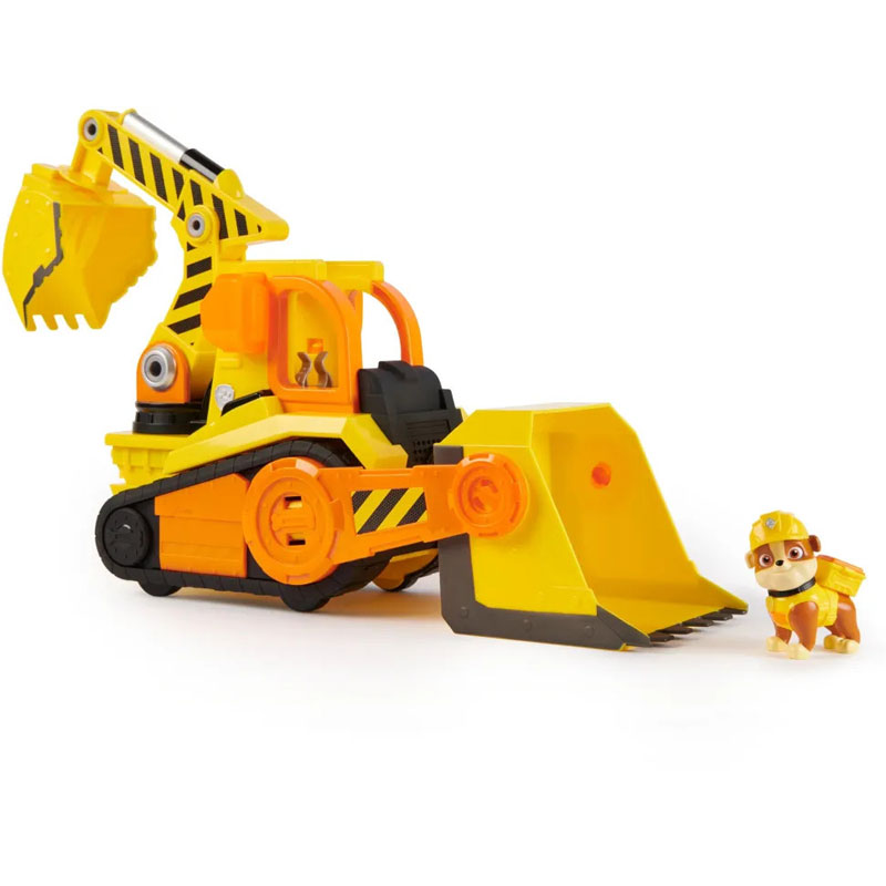 Spin Master Paw Patrol Rubble & Crew Όχημα Rubble's Back Yard Deluxe Buildozer Vehicle 6068074