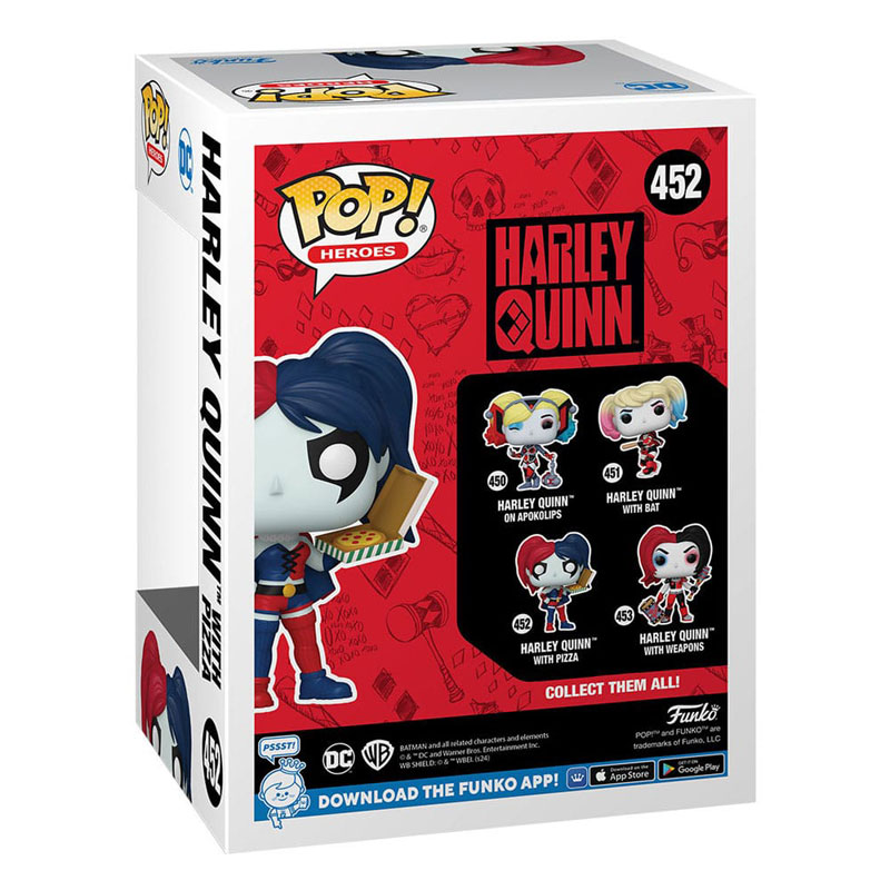 Funko Pop! Heroes: Harley Quinn - Harley Quinn with Pizza #452 Vinyl Figure