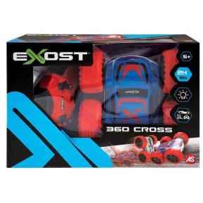AS Company Exost 360 Cross LED Τηλεκατευθυνόμενο Αυτοκίνητο Κόκκινο