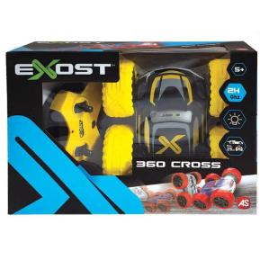 AS Company Exost 360 Cross LED Τηλεκατευθυνόμενο Αυτοκίνητο Κίτρινο