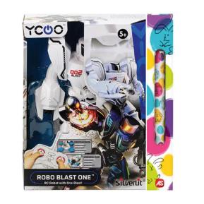 Λαμπάδα AS Company Silverlit Ycoo Robo Blast One Τηλεκατευθυνόμενα Ρομπότ Λευκό