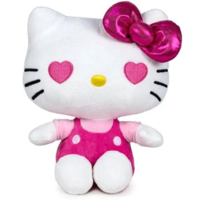 Giochi Preziosi Hello Kitty 50th Anniversary Λούτρινο 16cm Hello Kitty Φούξια Φιόγκος