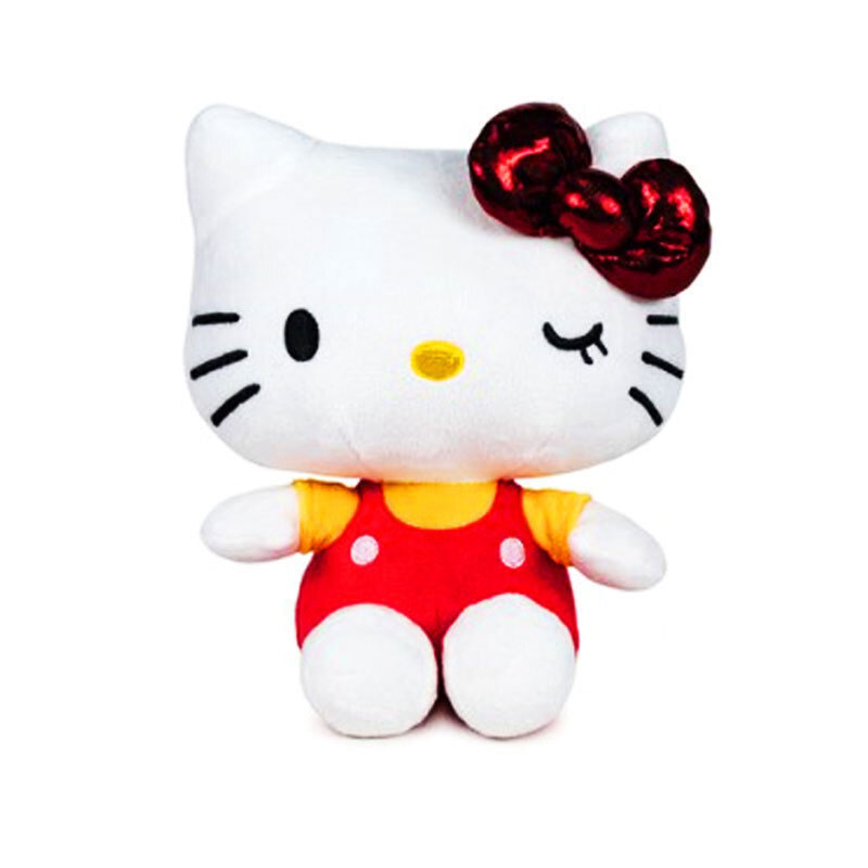 Giochi Preziosi Hello Kitty 50th Anniversary Λούτρινο 16cm Rojo Κόκκινος Φιόγκος