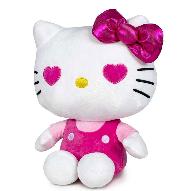 Giochi Preziosi Hello Kitty 50th Anniversary Λούτρινο 32cm Hello Kitty Φούξια Φιόγκος