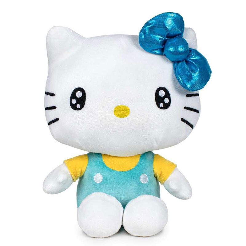 Giochi Preziosi Hello Kitty 50th Anniversary Λούτρινο 32cm Azul Μπλε Φιόγκος