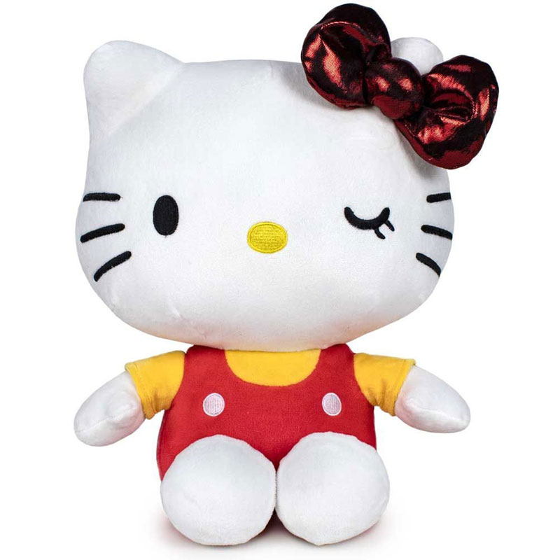 Giochi Preziosi Hello Kitty 50th Anniversary Λούτρινο 32cm Rojo Κόκκινος Φιόγκος