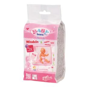 ZAPF Baby Born® Παιχνίδι Πάνες με σχέδια 5 τεμάχια 826508