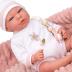 Arias Reborn Κούκλα Μωρό Lola 40cm με κουβερτούλα, μαλακό σώμα και άκρα βινυλίου 98110
