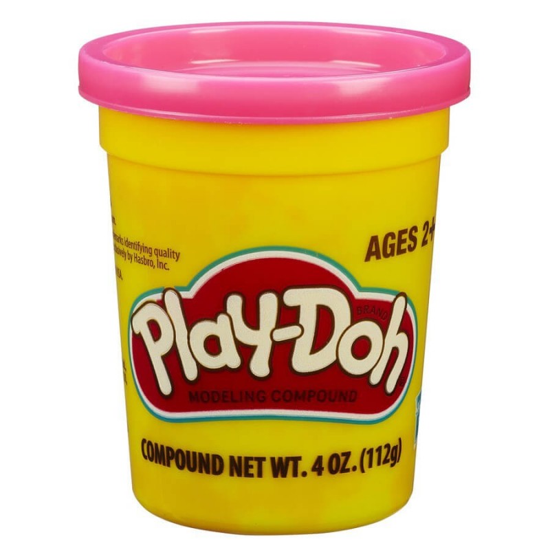 Hasbro Play-Doh Μονό Βαζάκι Ροζ 112gr