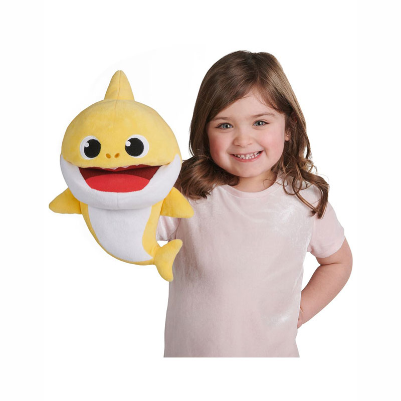 Giochi Preziosi Baby Shark Family Λούτρινο Puppets Με Ήχους Κίτρινο