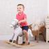 Bigjigs Toys Κουνιστό Αλογάκι Λευκό Patterned Rocking Horse BJ408